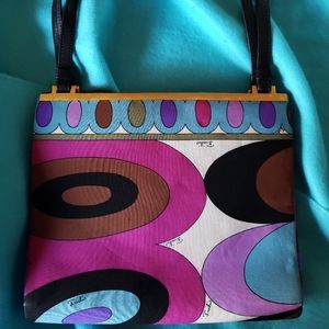 EMILIO PUCCI MULTI COLORED PURSE